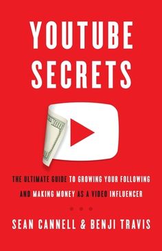 the book cover for youtube's secrets, which features a video player and money