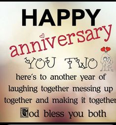 a happy anniversary card for two year old