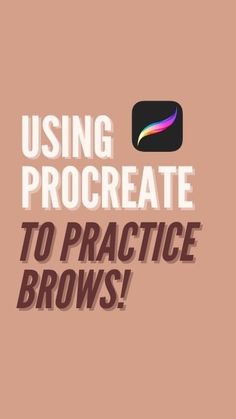 Did you know that you can use your iPad to practice brows with the app @procreate? Maya walked the MBL Brow Bosses through a Beginner to Advanced training on how to use this app, all the brushes and features she uses and soooo much more! There’s even a PRO TIP of how to use this app to test your DEPTH!! Say what!? 😲 Want to get all her secrets!? Sign up today to be an MBL Brow Boss and you’ll be practicing in NO TIME!! Using Procreate, Say What, How To Use, Knowing You, Did You Know, Sign Up