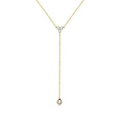 PRICES MAY VARY. Ultra dainty lariat necklace that creates a subtle chic. One of the most versatile piece for layering. Find the matching ring, station necklace, earrings from our store. This cluster cz collection goes with everything and easy to dress up or down. Crafted in sterling silver, it's plated in 18k gold to ensure a long lasting brilliant finish that is nickle free, lead free, and hypoallergenic. This necklace is 16" with a 2 inch extender. The drop chain including the bezel is approx Dainty Lariat Backdrop Necklace For Formal Occasions, Elegant Y-shape Lariat Necklace With Clavicle Chain, Elegant Y-shape Lariat Necklace With Adjustable Chain, Elegant Y-shaped Clavicle Chain Necklace, Elegant Y-shape Clavicle Chain Necklace, Dainty Lariat Necklace For Formal Occasions, Elegant Y-shaped Drop Necklace With Delicate Chain, Elegant Y-shape Drop Necklace With Delicate Chain, Elegant Y-shape Necklace With Adjustable Chain