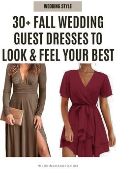 Trendy Fall Wedding Guest Outfit, Fall Wedding Outfit Guest Dresses, Fall Cocktail Attire, Wedding Guest Looks Fall, Fall Wedding Guest Dress Casual, Wedding Guest Fall Outfit, Fall Wedding Dress Guest, Fall Dresses For Wedding Guest