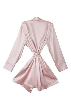 Sultry and luxuriously soft silk means indulgent comfort in this dream-worthy robe that's gentle on the skin thanks to hypoallergenic properties. 35" length Shawl collar Removable tie belt Lined 100% mulberry silk Machine wash, dry flat Imported OEKO-TEX®–certified materials free of harmful substances Silk Bathrobe, Silk Loungewear, Pamper Yourself, Silk Robe, Summer Feeling, Sleepwear Women, Shawl Collar, Mulberry Silk, Stay Warm