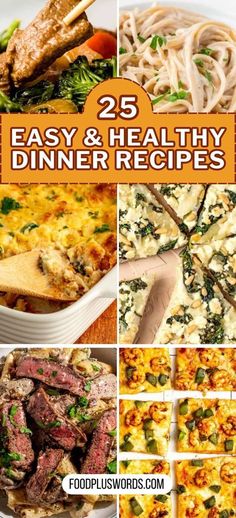 25 easy and healthy dinner recipes