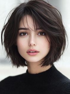 Cool Haircuts For Women Short, Short Layer Haircuts For Women, Hair Styles Bob Cut, Layers Bob Medium, Bob For Square Face Shape, Heart Shaped Face Haircuts Short, 90 Short Hair, Bobs For Oval Face Shape, Heart Face Haircuts