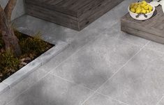 Designed to mimic the natural look of quartzthis range of porcelain floor tiles features the colour and texture you would expect but with all the benefits of porcelainQuartz Stone Grey is light grey in colourmaking it an ideal neutral base for a wide range of external installationsfrom small balconies to large terracesThe surface of the tiles features a realistic digital design with added texture for an authentic feelQuartz Stone White has a creamy off-white colour that looks stunni Grey Outdoor Tiles, Garden Paving, Outdoor Tiles