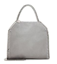 Stella Mccartney Falabella Mini, Stella Mccartney Handbags, Grey Tote, Work Tote, Mini Tote Bag, Bag Trends, Mini Tote