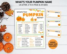 a printable pumpkin themed halloween party game