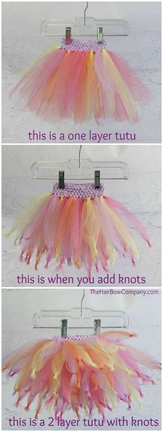 the instructions for how to make a tutu skirt with feathers and beads on it