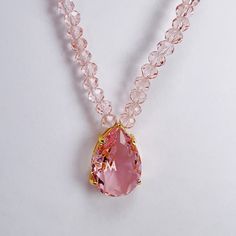 Shope Now on Sale Cheap Pink Clavicle Chain Charm Necklaces, Elegant Pink Chain Necklace With Delicate Chain, Elegant Pink Charm Necklaces With Delicate Chain, Elegant Pink Charm Necklace With Delicate Chain, Pink Clavicle Chain Necklace For Gift, Pink Clavicle Chain Necklace As Gift, Elegant Pink Drop Necklace For Gift, Pink Gold Plated Necklace For Her, Pink Gold Plated Necklace Gift For Her