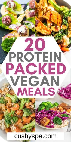 the top 20 protein packed vegan meals