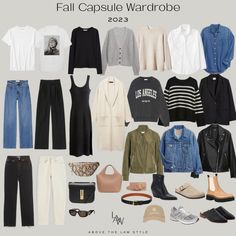 Fall Capsule Wardrobe 2023, Plan Outfits, Capsule Wardrobe 2023, Create Capsule Wardrobe, Spring Summer Capsule Wardrobe, Fashion Capsule Wardrobe, Fall Is Coming, Outfit Plan, Effortless Outfit