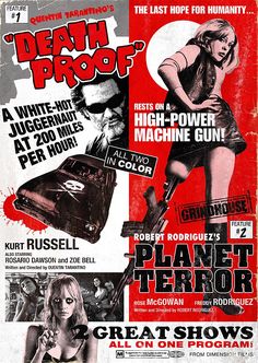 a movie poster for the film planet terror