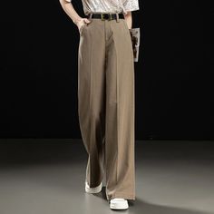 Lasaky - Chic High-Waisted Wide-Leg Trousers with a Stylish and Comfortable Fit Fairy Skirt, Umbrella Skirt, Pant Length, Formal Shirts, High Waisted Denim, Olivia Mark, Wide Leg Trousers, High Waisted Pants, A Line Skirts