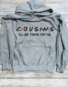 Great for your favorite cousins! Want to show your favorite cousin some love? These hoodies are comfy and cozy and best of all: cute! Mini Dates, Cookies Hoodie, Cousin Birthday Gifts, Favorite Cousin, Camping Hoodie, Holiday Hoodies, Girl Scout Troop, Vinyl Shirts, Christmas Hoodies