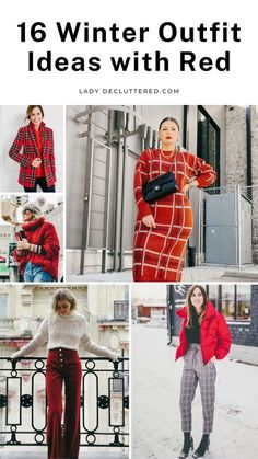 #RedOutfit #FashionInspo #StyleGoals #BoldAndBeautiful #OOTD #RedVibes #Fashionista #OutfitOfTheDay #ChicStyle #ConfidenceInColor Outfit Ideas For School Winter, Winter Vacation Outfits, Dark Clothing, Simple Winter Outfits, Plus Size Winter Outfits, Statement Pants, Winter Outfits Aesthetic, Simple Wardrobe, Winter Outfit Ideas