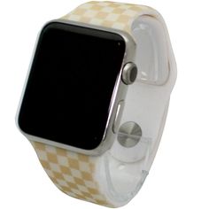 This Printed Silicone Apple Watch Band from Olivia Pratt is made from durable, soft silicone material. Available in multiple unique prints and sizes. Olivia Pratt is always looking after new designs to improve your style! Using the best quality materials available in all of our products to ensure long durability in your every day wear. Casual White Apple Watch Band, Trendy White Rectangular Watch Accessories, Beige Plaid, 38mm Apple Watch Band, Soft Silicone, Unique Print, Apple Watch Bands, Apple Watch, Watch Bands