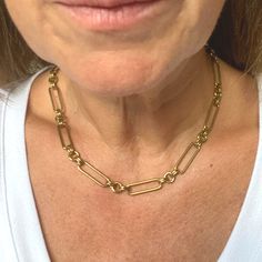 Gorgeous statement chain hand made of raw brass. 16” in length with oversized clasp and comes with our polishing cloth! Honey Rose, Raw Brass, Hand Made, Necklaces, Brass, Chain