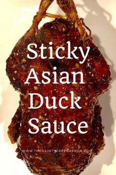 Duck Marinade Recipes, Chinese Duck Recipe, Duck Marinade, Crispy Duck Recipes, Asian Sauce Recipes, Green Apron