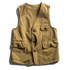 Mens Pocket Cotton Blend Vest Waistcoat Description: Material:Synthetic Size: M, L, XL, M, L, XL,Style:Casual Note: As different computers display colors differently, the color of the actual item may vary slightly from the above images. We can not guarantee 100% the customers can fit the shoes because of the individual size.We appreciate your understanding Size Length Chest Shoulder Cm Inch Cm Inch Cm Inch US XS = Asian Size M 60.0 23.6 92.0 36.2 35.0 13.8 US S = Asian Size L 61.0 24.0 96.0 37.8 Casual Hunting Vest With Pockets, Khaki Hunting Vest With Pockets, Vintage Khaki Vest With Pockets, Vintage Beige Vest With Pockets, Beige Vintage Vest With Pockets, Beige Vest With Pockets, Sleeveless Jacket Men, Outerwear Details, Fashion City