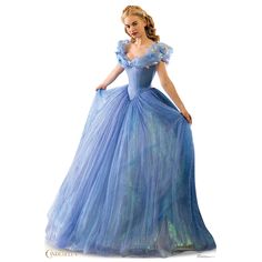 CINDERELLA Cinderella Lifesize Cardboard Cutout Standup Standee - Front Cinderella Ballgown, My Love Photo, Castle Rooms, Cardboard Standup, Cinderella Movie, Cinderella 2015, Life Size Cutouts, Disney Princess Dresses, Cardboard Cutout