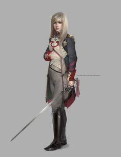 musketeer, soldier, Thalia Guardian Of Thraben, Warrior Princess, Fantasy Rpg, Medieval Fantasy, Dieselpunk, Dnd Characters, Character Portraits, Warhammer 40k, Fantasy Character Design