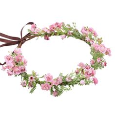 PRICES MAY VARY. Light and comfortable: The rose flower headband is made of light and soft materials to bring you a comfortable fit. It conforms to the curve of your head and is stable without discomfort, making it comfortable no matter how long you wear it. Delicate Flowers: The flower crown is decorated with elaborate rose flowers with bright and bright petals, just like real flowers. The layering and details of the petals present a rich natural beauty. A variety of color options: Flower headb Pink Fairy Accessories, Pink Flower Accessories, Cottagecore Headscarf, Head Flower Crown, Cute Flower Crown, Bday Picnic, Fairy Flower Crown, Bohemian Flower Crown, Rose Flower Headband