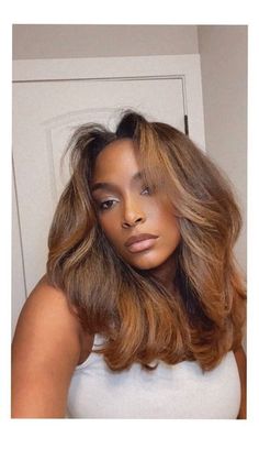 10 Dope Tapered Cut Hairstyles For 4C Natural Hair - The Glamorous Gleam Ombre Hair Color For Dark Skin Tone, Ishateria Hair Color, Black Women With Brown Hair Color, Summer Hair Colors Black Women, Fall Hair Color On Black Women, Black Women Hair Aesthetic, Brown Hair On Black Women Natural, Summer Hair For Black Women, Black Women Hair Color Ideas Dark Skin