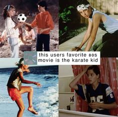 there are pictures of people in the same photo, and one has a soccer ball