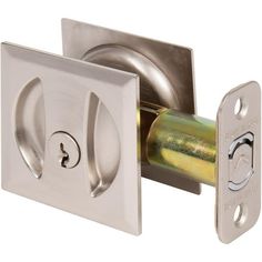 an image of a door handle and lock