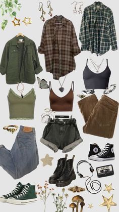 Look Grunge, Mode Hippie, Earthy Outfits, Clothes And Shoes, Swaggy Outfits, Hippie Outfits, 가을 패션, Really Cute Outfits, Mode Vintage