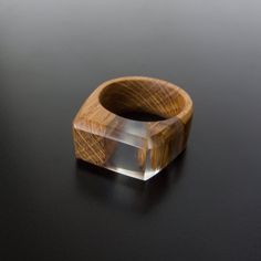 25$ Modern Resin Rings For Gifts, Wood And Epoxy Jewelry, Men Resin Rings, Wodden Rings, Wood Resin Rings For Men, Wood Ring With Stone, Wood Jewelry Diy, Ring For Boyfriend, Wooden Jewelery