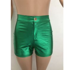 Metallic Candy Color Mid Waist Summer Shorts Fitted Metallic Short Bottoms, Solid Color Micro-elastic Mid-thigh Shorts, Metallic Fitted Shorts, Micro-elastic Solid Color Shorts Above Knee, Purple Sportswear Bottoms With Built-in Shorts, Bright Shorts, Biker Shorts, Summer Shorts, Candy Colors