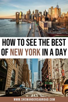 new york city with the words best neighborhood to stay in nyc for first timers