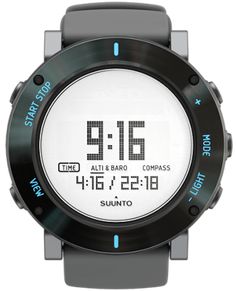 Suunto Watch Core Graphite Crush SS021372000. Dynamic by design. Powered by adrenaline. Combining an altimeter, barometer and compass with weather information, Suunto Core is the essential outdoor sports watch packed with the spirit of adventure. Heart Rate Monitor Watch, Skeleton Watches, Mens Fashion Smart, Unisex Watches