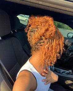 Red Starter Locs, Orange Dreads, Diy Hair Wig, Natural Hair Diy, Best Hair Oil, Dreadlock Style, Starter Locs