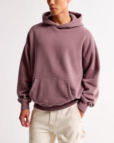 Our new oversized hoodie in our softAF fabric and drop-shoulder fit, featuring front pouch pocket and banded hem and cuffs. Hooded Hoodie With Ribbed Cuffs For Loungewear, Sweats With Pockets For Streetwear In Fall, Fall Streetwear Sweats With Pockets, Loungewear Hoodie With Ribbed Cuffs, Comfy French Terry Sweatshirt For Streetwear, Urban Hoodie With Ribbed Cuffs And Drop Shoulder, Relaxed Fit Hooded Sweatshirt With Ribbed Cuffs, Fall Crew Neck Hoodie With Pockets, Oversized French Terry Sweatshirt With Drawstring Hood