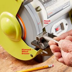 Bench Grinder Basics You Need to Know — The Family Handyman Dressing Tool, Bench Grinders, Woodworking Hacks, Workshop Layout, Tool Tips, Tool Bench, Belt Grinder, Bench Grinder, Metal Forming