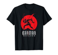 PRICES MAY VARY. Batman Beyond Perched is 100% authentic, officially licensed Batman Beyond apparel, that comes in t shirt, v-neck, tank top, longsleeve, hoodie, and sweatshirt styles! Batman Beyond is an animated TV series depicting a teenaged Batman in a futuristic Gotham City under the guidance of an elderly Bruce Wayne. Produced by Warner Bros. Animation in collaboration with DC Comics as a continuation of the Batman legacy. Lightweight, Classic fit, Double-needle sleeve and bottom hem Fan Merchandise Graphic Tee With Logo, Graphic Tee With Logo For Fan Merchandise, Brave And The Bold, Batman Beyond, T Shirt Image, The Batman, Bruce Wayne, Classic Logo, Gotham City