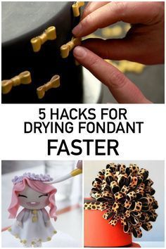 5 hacks for drying fondant faster