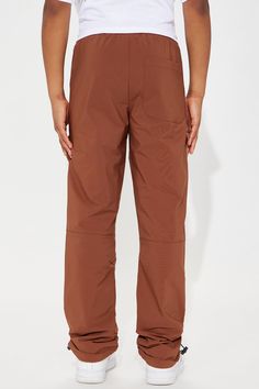 Available In Black And Brown. Straight Fit Nylon Side Pockets Back Pockets Elastic Waist Cargo Zipper Pockets Daddy & Me Takedown Of "Another Day Nylon Cargo Pants" 88% Nylon 12% Spandex Imported | Mini Another Day Nylon Cargo Pants in Brown size 18 by Fashion Nova Nylon Cargo Pants, Kids Pants, Another Day, Pants Jeans, Brown Fashion, Jeans Pants, Cargo Pants, Fashion Nova, Black And Brown