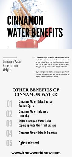 Cinnamon Water Benefits, Vitamin Benefits, Dietary Plan, Cinnamon Water, Colon Cleanse Diet