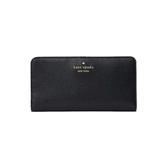 Kate Spade Darcy Large Slim Bifold Wallet Wlr00545 Black. Condition: "New With Tag". Dimensions: 3.5 H X 6.7 W (Inches) Features: - Snap Closure. - Interior: 12 Credit Card Slots, Id Window, And 4 Slip Pockets. . Classic Kate Spade Wallets For Daily Use, Kate Spade Everyday Bifold Bag, Kate Spade Black Leather Wallet, Chic Kate Spade Bifold Wallet, Kate Spade Elegant Formal Clutch, Elegant Kate Spade Clutch For Formal Occasions, Classic Formal Kate Spade Wallet, Kate Spade Black Wallet With Interior Card Slots, Kate Spade Evening Wallet With Card Slots