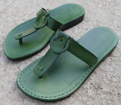 Summer Leather Sandals, Green Sandals, Sandals For Men, Genuine Leather Sandals, Mens Leather Sandals, Beautiful Sandals, Leather Flip Flops, Leather Sandals Flat, Leather Sandals Women