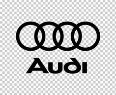 an audi logo on a transparent background