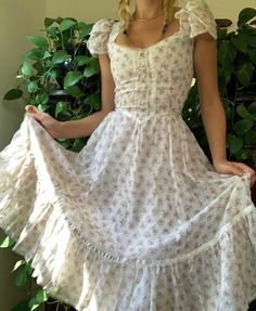 Farm Dress Vintage, Bridgertons Aesthetic, Aesthetic Easter, Cottagecore Outfits, Dress Wedding Guest, Fairytale Dress, Mein Style, Easter Dress, Dress Prom