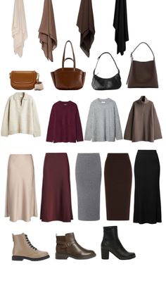 Hijabi Capsule Wardrobe, Capsule Wardrobe Pieces, Apartment Checklist, Mix N Match, Mix And Match, Capsule Wardrobe, Wardrobe