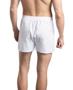 Our new and improved white boxers are crafted with a cool cotton-blend fabric and a redesigned fly—for convenience and support where you need it most. Plus, we’ve redesigned the cut from the bottom up, eliminating ride-up for comfy all-day wear and a fit that’s as relaxed as it is flexible. (which makes sense, because undies should be relaxed —it’s not like they pay the bills) White Boxers, New And Improved, Fruit Of The Loom, The Loom, Classic White, Swim Trunk, Loom, Soft Fabrics, Sense