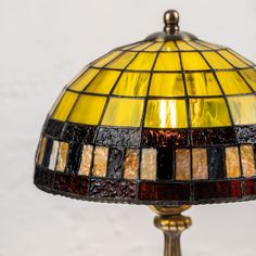 Category: Stained Glass Lamps A classic stained glass lamp is a timeless piece of artistry and craftsmanship 💡 This modern stained glass Tiffany style lamp adds a touch of elegance and warmth to any space, whether it's a cozy living room or a stylish office 🤩 This Tiffany lamp is created using the technology of copper foil developed by L.C. Tiffany. For creation of this product such top-quality components are used: • Stained Glass • Tin• Copper Foil• Black Patina Please, follow our advice, and wipe stained glass goods with a wet piece of cloth. We want to convince you that you will get your order in a perfect condition, as it will be packed in a special delivery box. ______________We are looking forward to hearing your ideas about the CUSTOMISATION of stained glass masterpieces! Stained Glass Yellow, Classic Lamp, Pic Candle, Stained Glass Lamp, Yellow Lamp, Tiffany Style Lamp, Modern Stained Glass, Tiffany Lamp, Tiffany Stained Glass