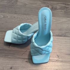 Public Desire Tiffany Blue Quilted Design Heeled Sandals Nwt Size 3 Public Desire Shoes, Public Desire, Tiffany Blue, Heeled Sandals, Shoes Women Heels, Sandals Heels, Shoes Heels, Women Shoes, Sandals