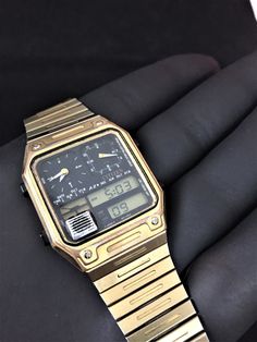 Title;Orginal Citizen 30-5022 Ana/Digi Temp/ Quartz Vintage Japan Watch / GN-4-S JAPAN Very good condition/ Vintage old quality custom watch Vintage 1980s Original Citizen Watch  ✔️ Water Resistance: Not Water Resistant ✔️ Model: citizen main digi ✔️ Department: Men ✔️ Style: Sport ✔️ Case Color: Gold ✔️ Case Material: Gold Filled ✔️ Movement: Quartz ✔️ Band Material: Gold Filled ✔️ Type: Wristwatch ✔️ Band Color: Gold ✔️ Brand: Citizen   Citizen 30-50422 Main/Digi Temp is an old product in very Old Watches Vintage, 1980s Bands, Model Citizen, Citizen Watch, Old Watches, Style Sport, Watch Vintage, Vintage Japan, Gold Branding